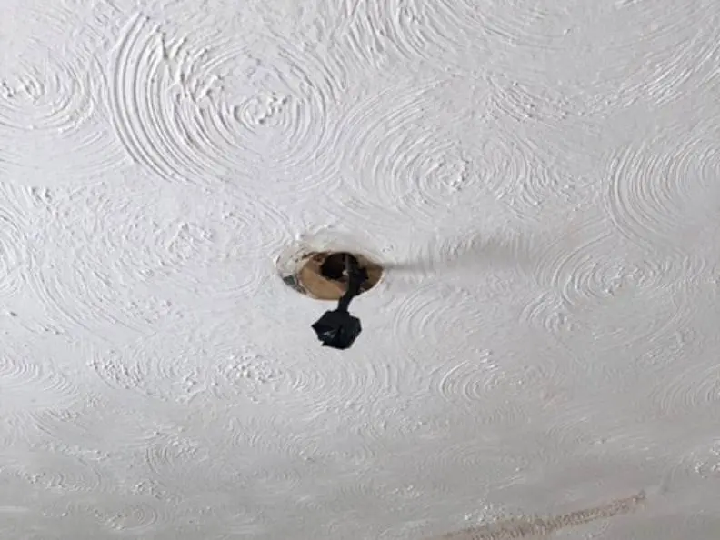 artex ceiling