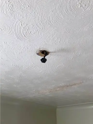 asbestos ceiling
