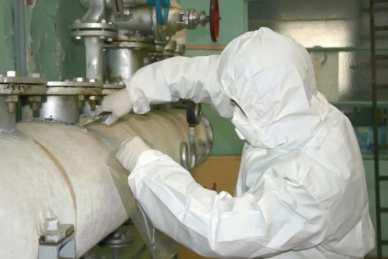 Professional asbestos removal