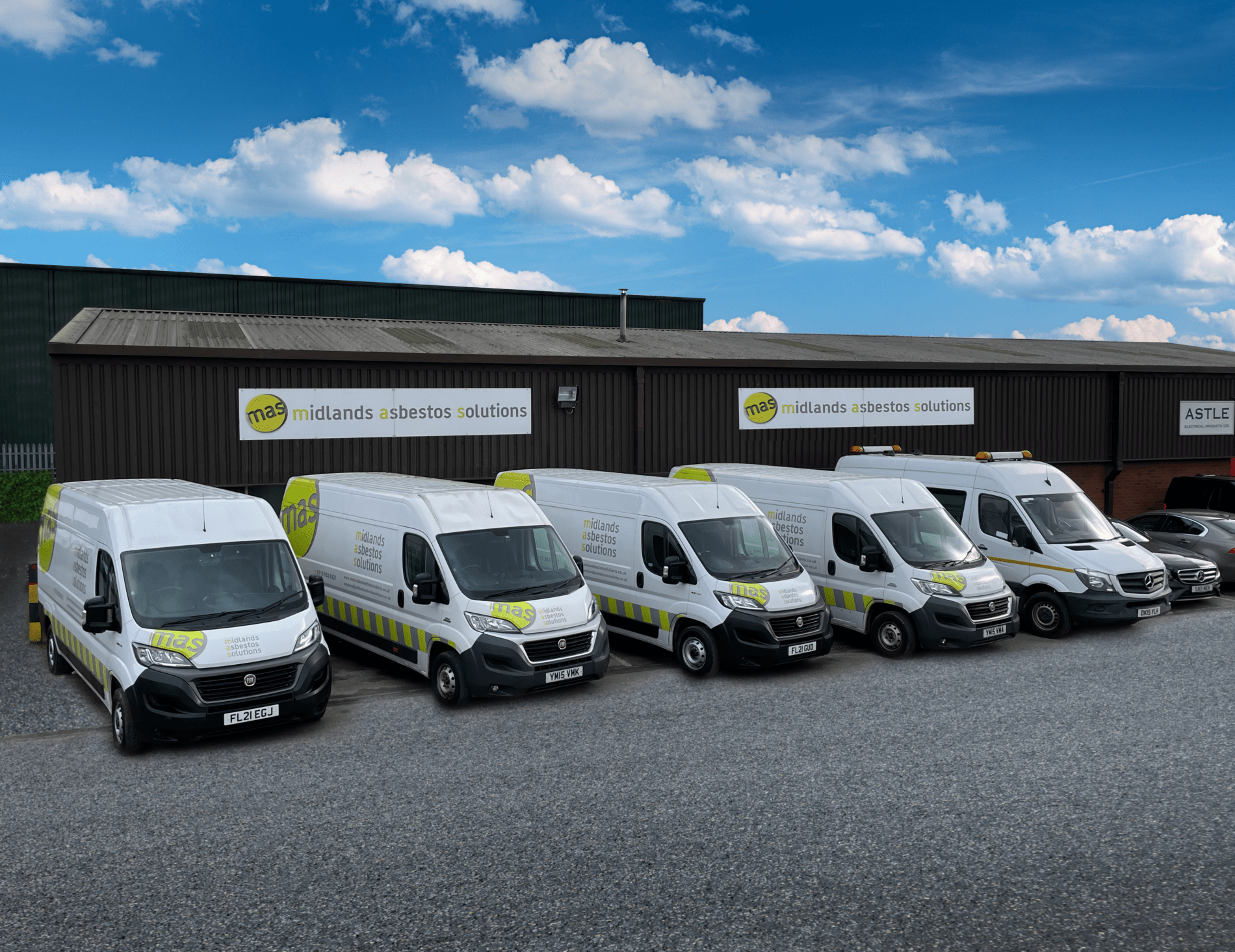 midlands asbestos solutions vans