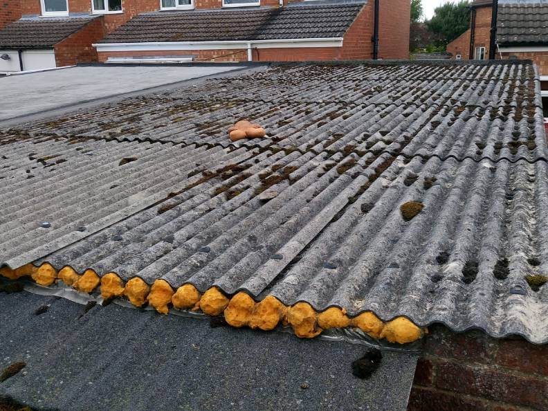 Asbestos Cement in Garages