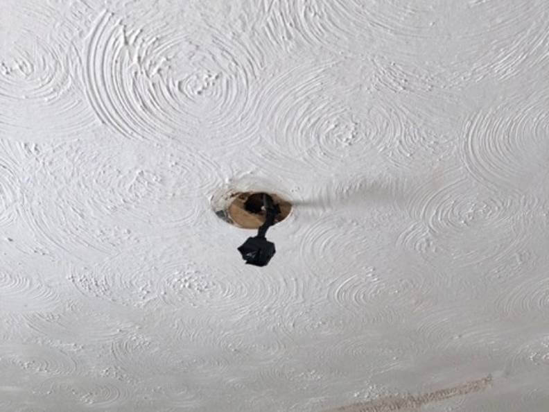 artex ceiling