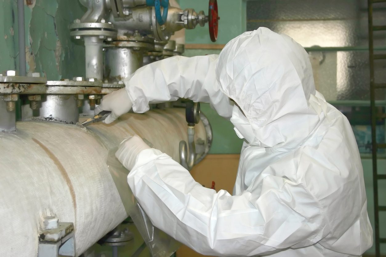 Professional asbestos removal