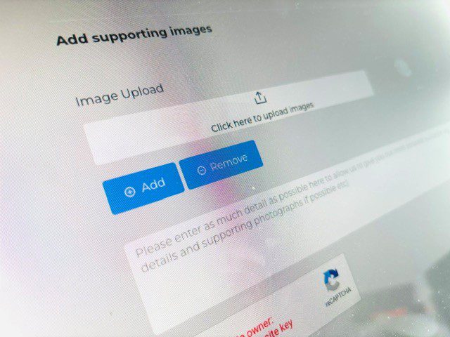 contact form